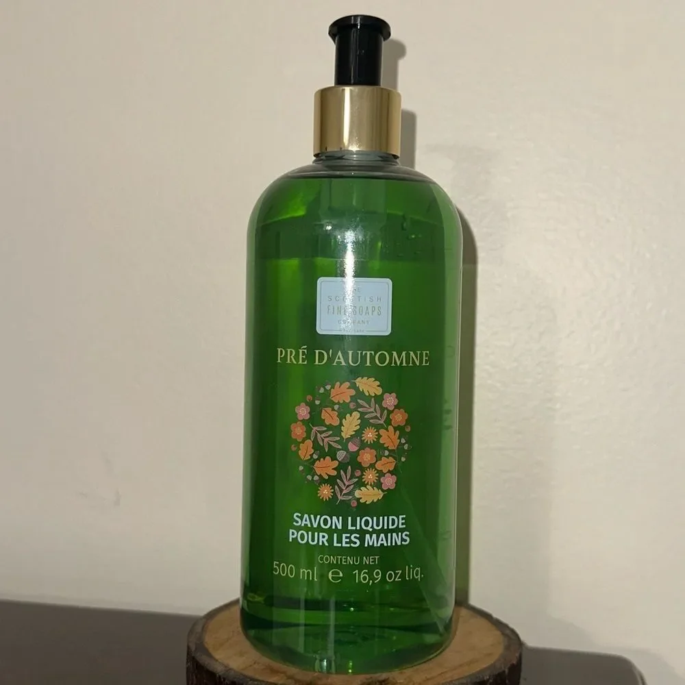 Autumn Meadow Scented Hand Soap Fall Bath Decor